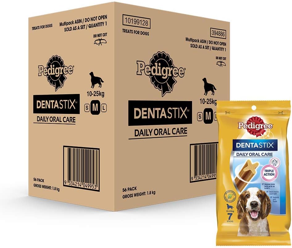 Pedigree DentaStix Daily Dental Chews for Dogs – 56 Pack
