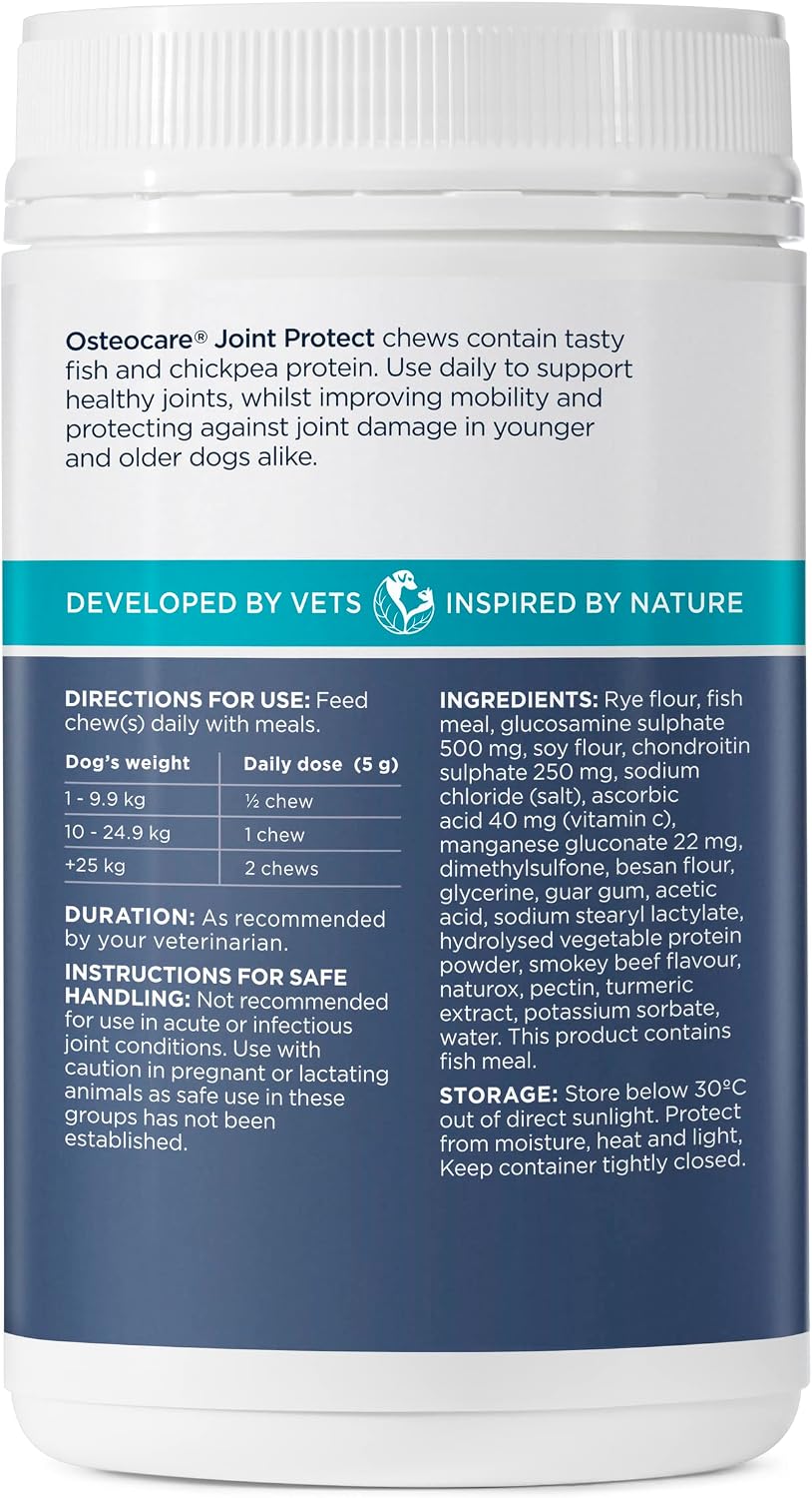 PAW by Blackmores Osteocare® Joint Protect for Dogs | Improves Joint Function & Mobility |100 Chews