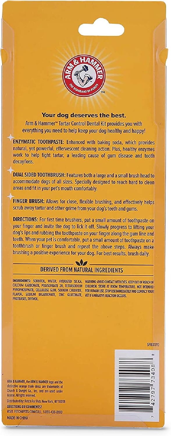 Arm & Hammer Tartar Control Dental Kit for Dogs