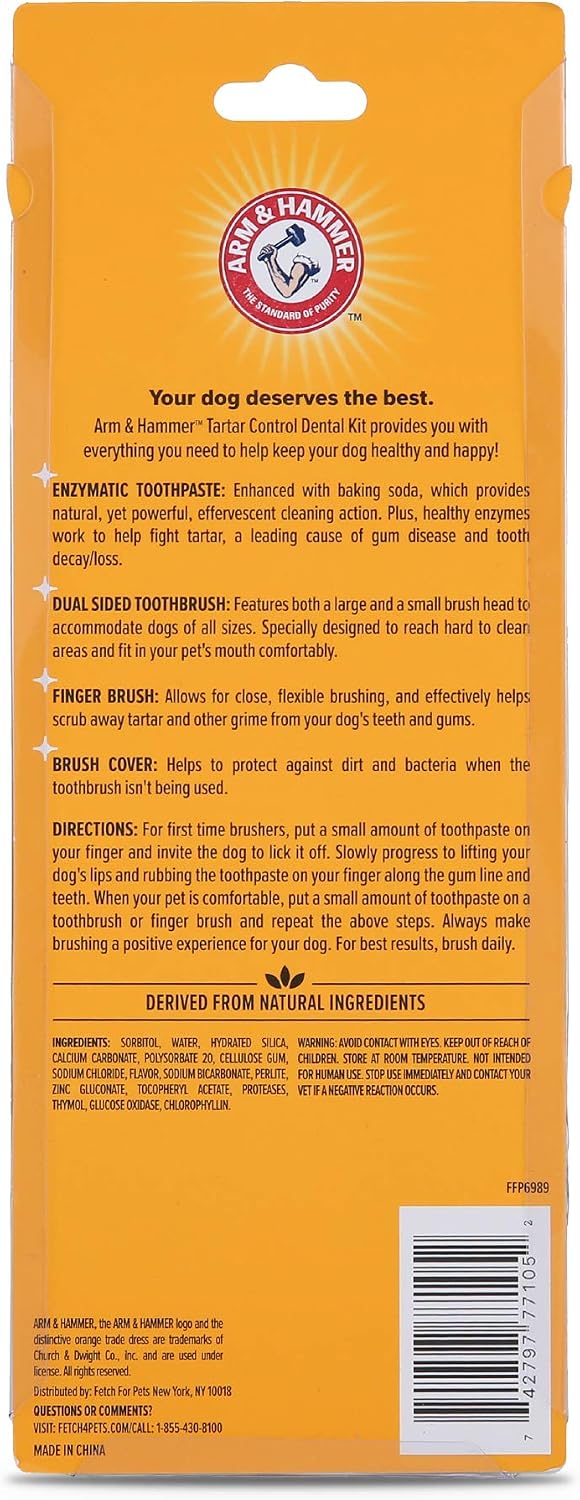Arm & Hammer Tartar Control Dental Kit for Dogs
