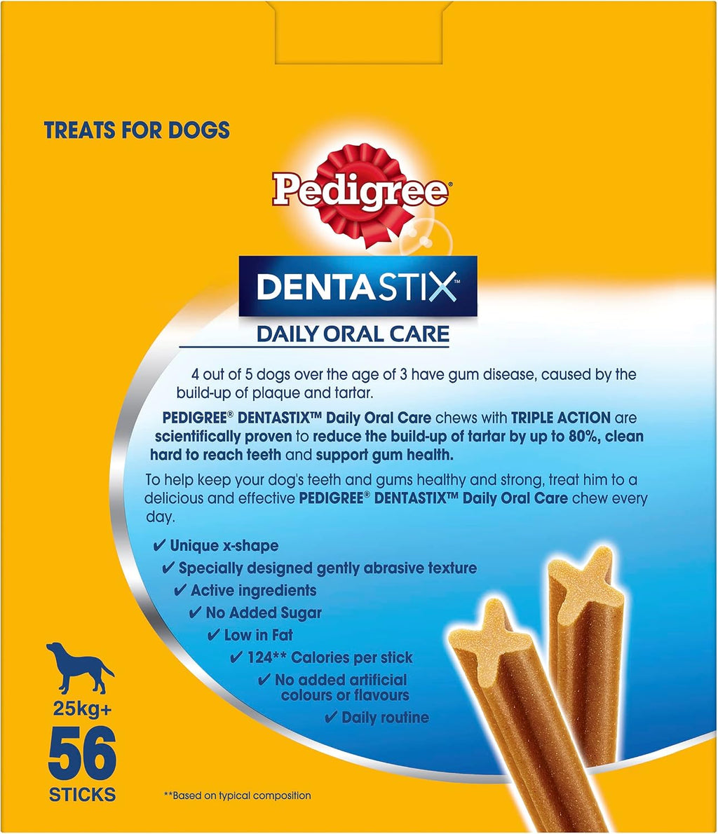 Pedigree DentaStix Daily Dental Chews for Dogs – 56 Pack