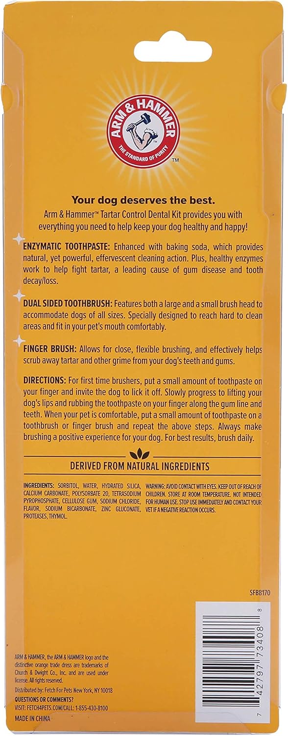 Arm & Hammer Tartar Control Dental Kit for Dogs