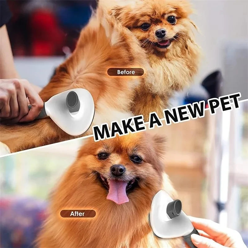 Self-Cleaning Slicker Brush for Dogs & Cats